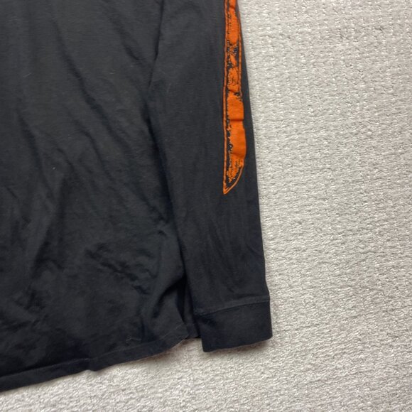 Friday The 13th Black Long Sleeve Men XL T-Shirt Jason Mask w/ Machete Sleeve - Picture 13 of 14